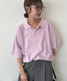 【Enlude】ピグメントニットポロ《ユニセックス》