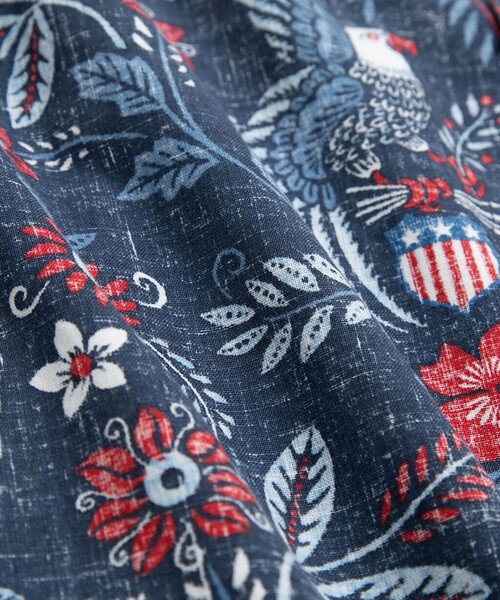 reyn spooner(レインスプーナー)の「【アメリカ建国250th記念】 Brooks Brothers × Reyn Spooner コットン/ポリエステル ボタンダウン アロハシャツ(シャツ/ブラウス・メンズ・ホワイト/ネイビー・MEDIUM/LARGE/SMALL)」の14枚目の写真