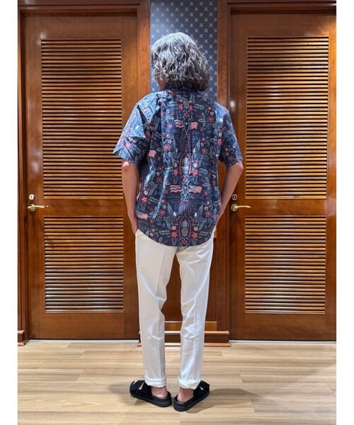 reyn spooner(レインスプーナー)の「【アメリカ建国250th記念】 Brooks Brothers × Reyn Spooner コットン/ポリエステル ボタンダウン アロハシャツ(シャツ/ブラウス・メンズ・ホワイト/ネイビー・MEDIUM/LARGE/SMALL)」の17枚目の写真