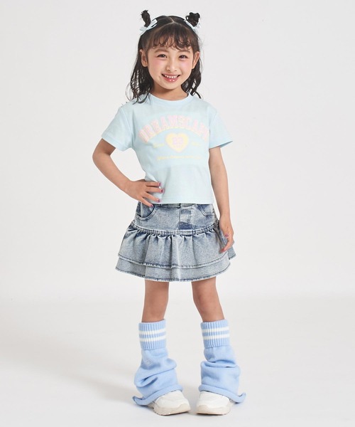 ANAP kids(アナップキッズ)の「カレッジハープリント Tシャツ(Tシャツ/カットソー・キッズ・ホワイト/ライトイエロー/クリア・110/120/130)」の20枚目の写真
