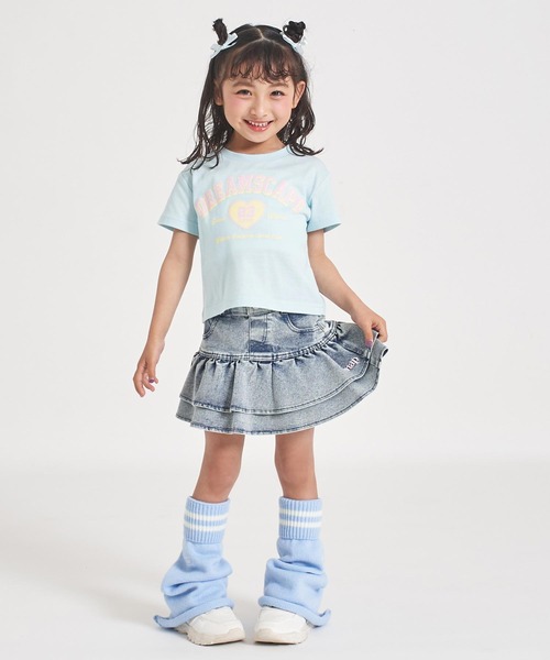ANAP kids(アナップキッズ)の「カレッジハープリント Tシャツ(Tシャツ/カットソー・キッズ・ホワイト/ライトイエロー/クリア・110/120/130)」の21枚目の写真