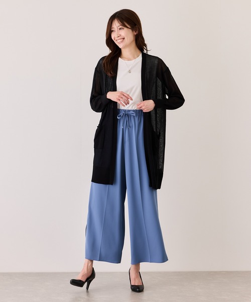 Jayro(ジャイロ)の「接触冷感シアーカーディガン(カーディガン/ボレロ・レディース・ライトグレー/ブラック/ホワイト系その他/ブルー・M)」の10枚目の写真