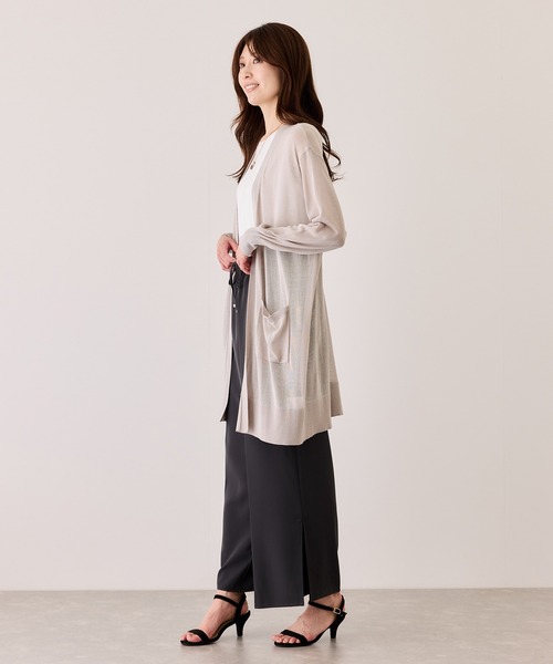 Jayro(ジャイロ)の「接触冷感シアーカーディガン(カーディガン/ボレロ・レディース・ライトグレー/ブラック/ホワイト系その他/ブルー・M)」の20枚目の写真