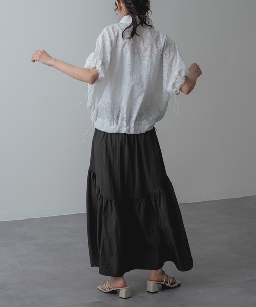 refinedworks(リファインドワークス)の「【refinedworks】贅沢 カットワーク 刺繍 ブラウス(シャツ/ブラウス・レディース・ブラック/ホワイト・FREE)」の14枚目の写真