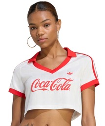 adidas COCA COLA CROPPED JERSEY / アディダス コカ コーラ クロップド ジャージー