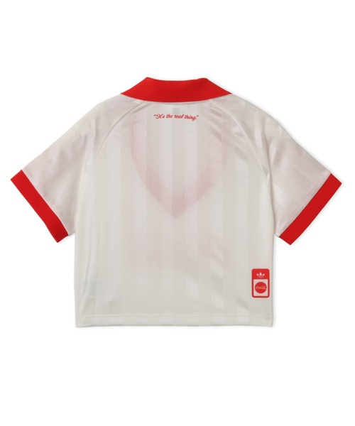 adidas(アディダス)の「adidas COCA COLA CROPPED JERSEY / アディダス コカ コーラ クロップド ジャージー(その他トップス・レディース・ホワイト・S/M/L)」の7枚目の写真