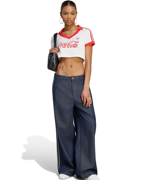 adidas(アディダス)の「adidas COCA COLA CROPPED JERSEY / アディダス コカ コーラ クロップド ジャージー(その他トップス・レディース・ホワイト・S/M/L)」の11枚目の写真