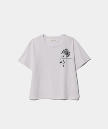 【beautiful people/ビューティフルピープル】ELS cotton jersey embroidery kids T/Tシャツ/刺繍