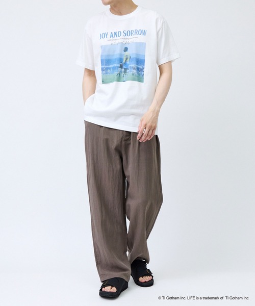 GOOD ROCK SPEED(グッドロックスピード)の「【GOOD ROCK SPEED/グッドロックスピード】LIFEサッカーTシャツ(Tシャツ/カットソー・メンズ・ホワイト/スミクロ・L/LL/M)」の9枚目の写真