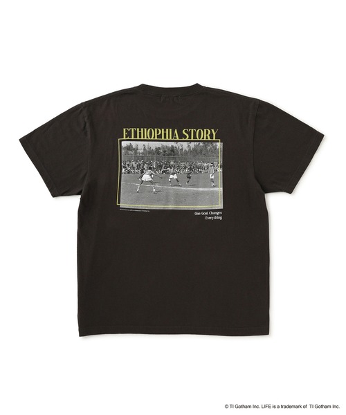 GOOD ROCK SPEED(グッドロックスピード)の「【GOOD ROCK SPEED/グッドロックスピード】LIFEサッカーTシャツ(Tシャツ/カットソー・メンズ・ホワイト/スミクロ・L/LL/M)」の15枚目の写真