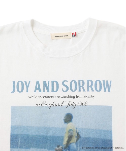 GOOD ROCK SPEED(グッドロックスピード)の「【GOOD ROCK SPEED/グッドロックスピード】LIFEサッカーTシャツ(Tシャツ/カットソー・メンズ・ホワイト/スミクロ・L/LL/M)」の22枚目の写真