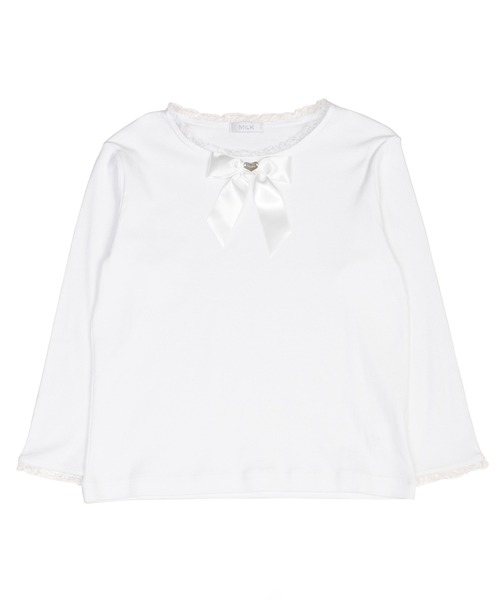MILK(ミルク)の「ブレスレットスリーブ Tシャツ(Tシャツ/カットソー・レディース・A/C・FREE)」の2枚目の写真