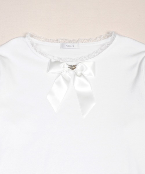 MILK(ミルク)の「ブレスレットスリーブ Tシャツ(Tシャツ/カットソー・レディース・A/C・FREE)」の6枚目の写真