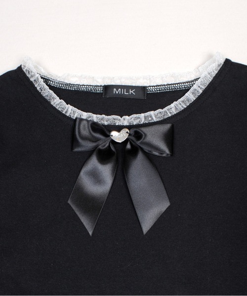 MILK(ミルク)の「ブレスレットスリーブ Tシャツ(Tシャツ/カットソー・レディース・A/C・FREE)」の12枚目の写真
