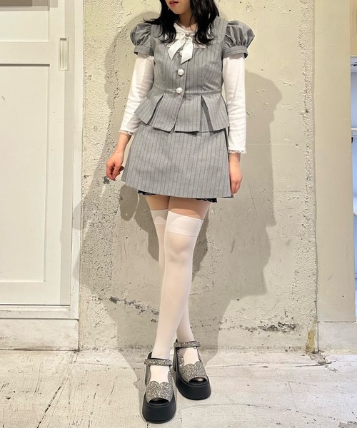 MILK(ミルク)の「ブレスレットスリーブ Tシャツ(Tシャツ/カットソー・レディース・A/C・FREE)」の3枚目の写真