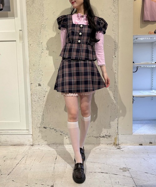 MILK(ミルク)の「ブレスレットスリーブ Tシャツ(Tシャツ/カットソー・レディース・A/C・FREE)」の4枚目の写真