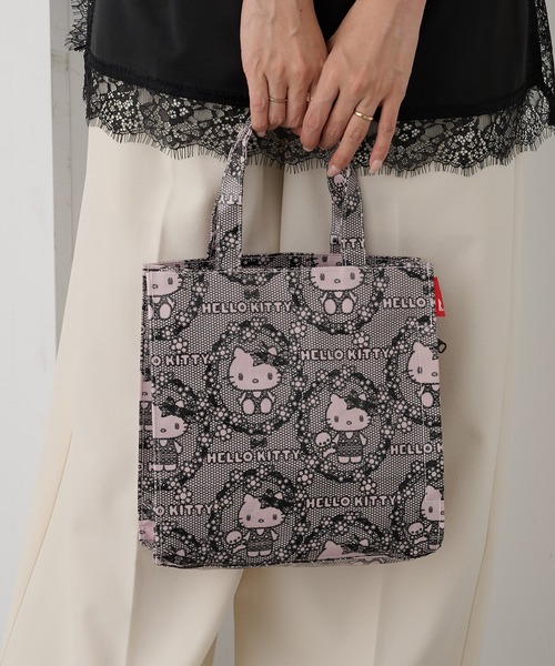 ROOTOTE(ルートート)の「【ROOTOTE】IP.SQ.ラミ.サンリオキャラクターズB ミニトート ランチ キティ/シナモン/マイメロ(トートバッグ・レディース・ピンク/ブルー/ブラック・FREE)」の17枚目の写真