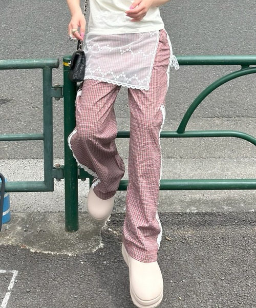 Alley Tokyo(アリートーキョー)の「レースエプロン(ベルト・レディース・オフホワイト・FREE)」の1枚目の写真