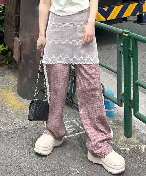 Alley Tokyo(アリートーキョー)の「レースエプロン(ベルト・レディース・オフホワイト・FREE)」の6枚目の写真