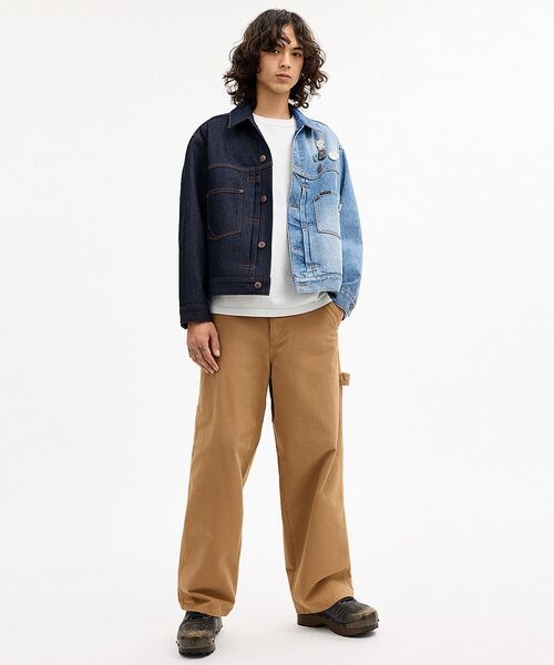 COACH(コーチ)の「【COACH | BRAIN DEAD】スプリット デニム ジャケット・リサイクル コットン(デニムジャケット・メンズ・ブルー系その他・MEDIUM/LARGE/SMALL)」の4枚目の写真