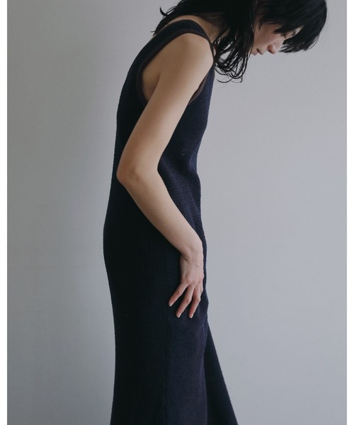 anuke（アンヌーク）の「Mesh Bicolor Onepiece（ワンピース・レディース・ブルー系その他/ネイビー・36inch/38inch）」の11枚目の写真