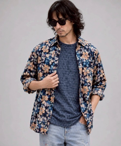 KAMINARI_TOKIO(カミナリトキオ)の「マルチプリントシャツ(シャツ/ブラウス・レディース・レッド/フューシャピンク/ブラウン/ブラック/ピンク・FREE)」の13枚目の写真