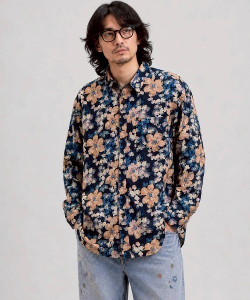 KAMINARI_TOKIO(カミナリトキオ)の「マルチプリントシャツ(シャツ/ブラウス・レディース・レッド/フューシャピンク/ブラウン/ブラック/ピンク・FREE)」の12枚目の写真