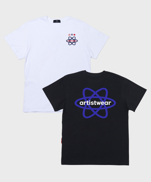 ARTISTWEAR（アーティストウェア）の「[ATW] アトムスター 半袖Tシャツ - 2COLOR（Tシャツ/カットソー・レディース・ブラック/ホワイト・XXXX-LARGE/XX-LARGE/X-LARGE/LARGE/MEDIUM/SMALL）」の5枚目の写真