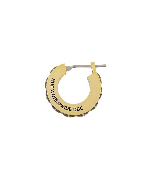 HUF(ハフ)の「H HOOP PIERCE(ピアス(片耳用)・メンズ・シルバー/ゴールド・O/S)」の8枚目の写真