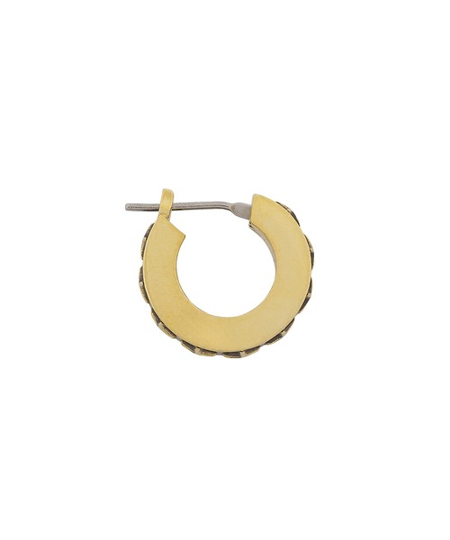 HUF(ハフ)の「H HOOP PIERCE(ピアス(片耳用)・メンズ・シルバー/ゴールド・O/S)」の9枚目の写真