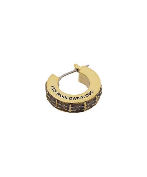HUF(ハフ)の「H HOOP PIERCE(ピアス(片耳用)・メンズ・シルバー/ゴールド・O/S)」の11枚目の写真