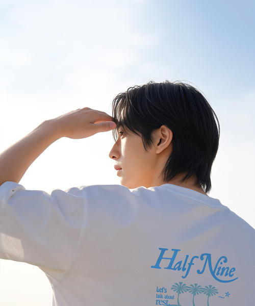 HALFNINE(ハーフナイン)の「リフレクティブ半袖Tシャツ I06BRD_HBX11341(Tシャツ/カットソー・メンズ・ホワイト/ブラック・SMALL/MEDIUM/LARGE/X-LARGE)」の4枚目の写真