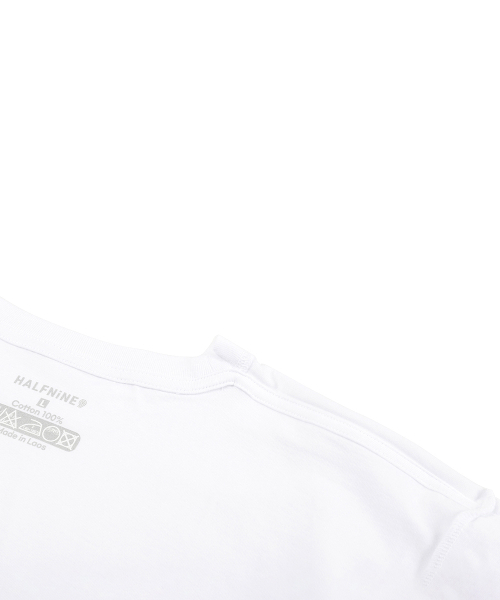 HALFNINE(ハーフナイン)の「リフレクティブ半袖Tシャツ I06BRD_HBX11341(Tシャツ/カットソー・メンズ・ホワイト/ブラック・SMALL/MEDIUM/LARGE/X-LARGE)」の10枚目の写真