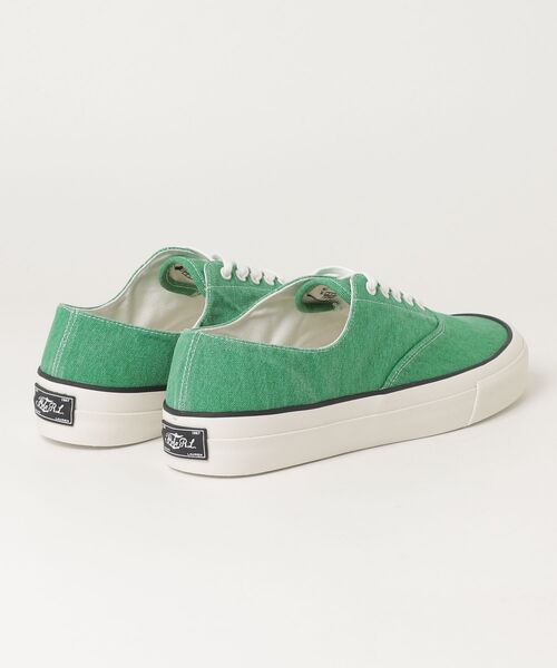 POLO RALPH LAUREN(ポロ ラルフ ローレン)の「Keaton ウォッシュド キャンバス スニーカー(スニーカー・メンズ・グリーン・9D/9.5D/8.5D/8D)」の3枚目の写真
