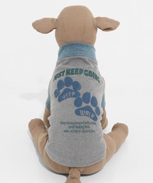 KRIFF MAYER（クリフメイヤー）の「DOGもちのび -TOUGH & WARM-刺繍T(足跡)（ペットウェア）」