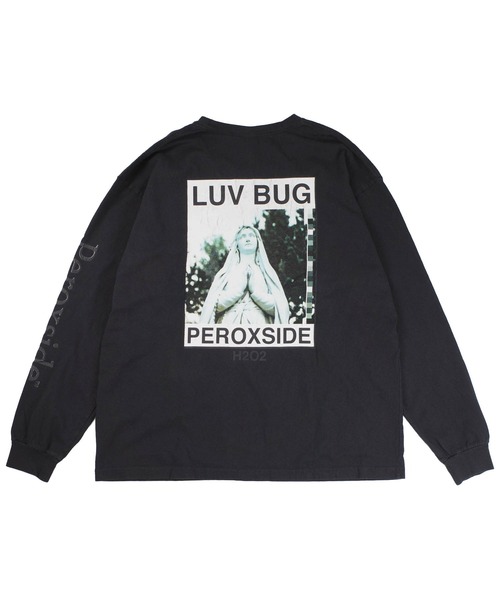 Children of the discordance(チルドレン オブ ザ ディスコ-ダンス)の「【Peroxside/ペルオキシド】PEROXSIDE LOGO LONG SLEEVE TEE(Tシャツ/カットソー・メンズ・ホワイト/ブラック・1/3/2)」の4枚目の写真