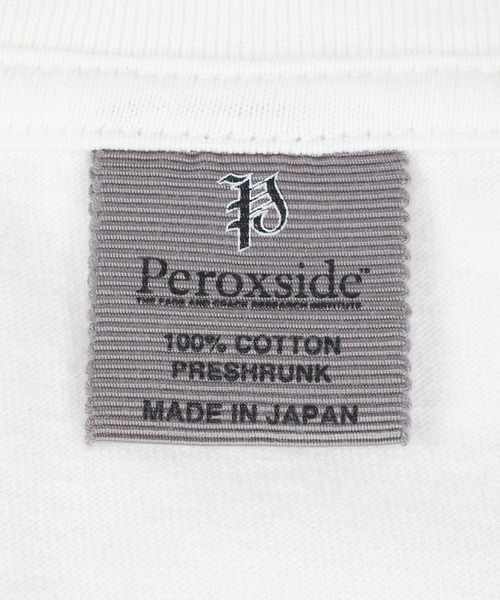 Children of the discordance(チルドレン オブ ザ ディスコ-ダンス)の「【Peroxside/ペルオキシド】PEROXSIDE LOGO LONG SLEEVE TEE(Tシャツ/カットソー・メンズ・ホワイト/ブラック・1/3/2)」の10枚目の写真