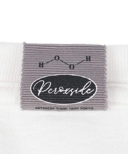 Children of the discordance(チルドレン オブ ザ ディスコ-ダンス)の「【Peroxside/ペルオキシド】PEROXSIDE LOGO LONG SLEEVE TEE(Tシャツ/カットソー・メンズ・ホワイト/ブラック・1/3/2)」の11枚目の写真