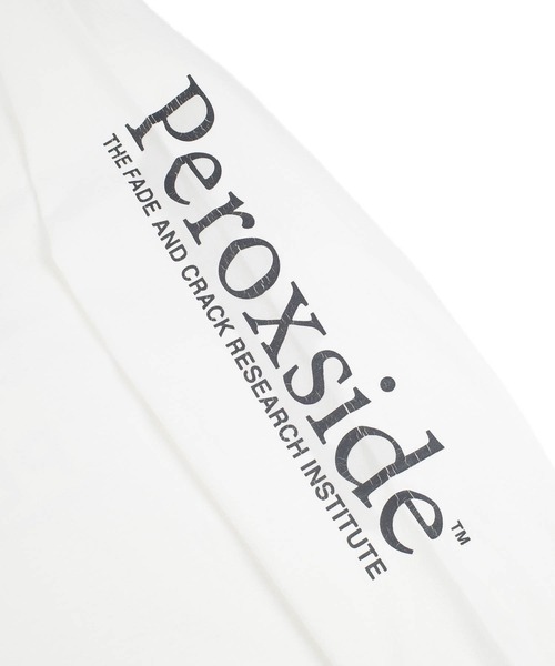 Children of the discordance(チルドレン オブ ザ ディスコ-ダンス)の「【Peroxside/ペルオキシド】PEROXSIDE LOGO LONG SLEEVE TEE(Tシャツ/カットソー・メンズ・ホワイト/ブラック・1/3/2)」の12枚目の写真