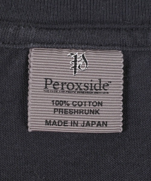 Children of the discordance(チルドレン オブ ザ ディスコ-ダンス)の「【Peroxside/ペルオキシド】PEROXSIDE LOGO LONG SLEEVE TEE(Tシャツ/カットソー・メンズ・ホワイト/ブラック・1/3/2)」の19枚目の写真