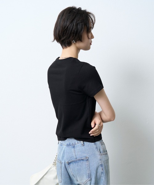 NUJOH(ヌゾ)の「Leopard Star Tee / レオパードスターTシャツ(Tシャツ/カットソー・レディース・ブラック/ホワイト・FREE)」の18枚目の写真