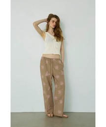ALEXIA STAM | Floral Wide Linen Pants /フラワープリントリネンパンツ(その他パンツ)