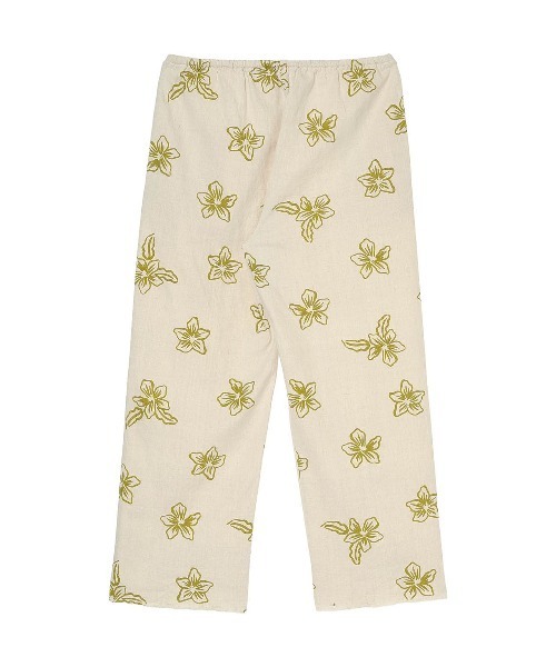 ALEXIA STAM（アリシアスタン）の「Floral Wide Linen Pants /フラワープリントリネンパンツ（その他パンツ・レディース・ベージュ/ブラウン・S/M）」の18枚目の写真