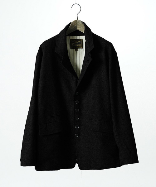 EGO TRIPPING（エゴトリッピング）の「mj11745-PEAK JACKET ウールジャケット(616757)（テーラードジャケット・メンズ・ブラック/チャコールグレー・46/48）」の12枚目の写真
