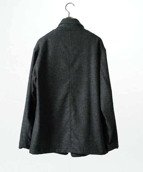 EGO TRIPPING（エゴトリッピング）の「mj11745-PEAK JACKET ウールジャケット(616757)（テーラードジャケット・メンズ・ブラック/チャコールグレー・46/48）」の3枚目の写真
