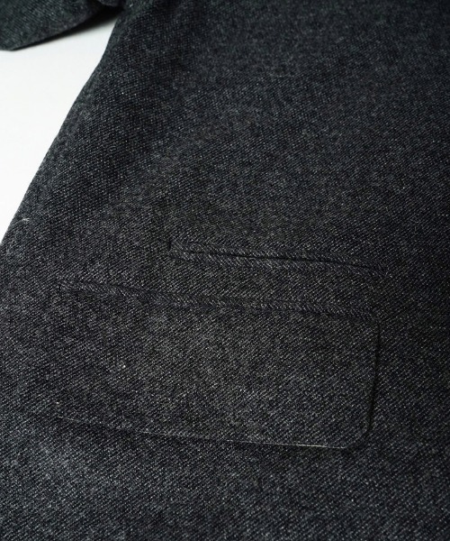 EGO TRIPPING（エゴトリッピング）の「mj11745-PEAK JACKET ウールジャケット(616757)（テーラードジャケット・メンズ・ブラック/チャコールグレー・46/48）」の7枚目の写真