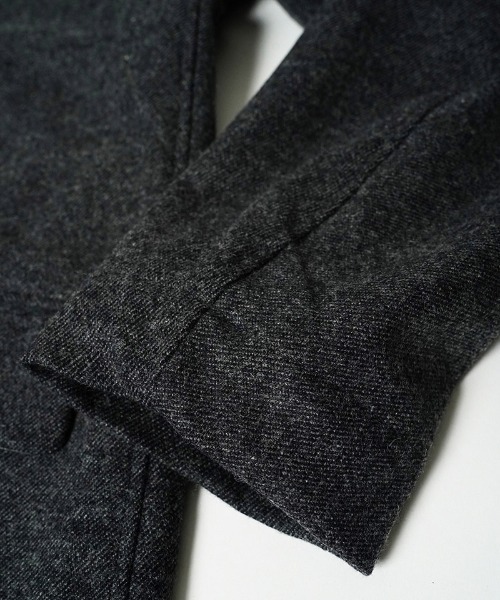 EGO TRIPPING（エゴトリッピング）の「mj11745-PEAK JACKET ウールジャケット(616757)（テーラードジャケット・メンズ・ブラック/チャコールグレー・46/48）」の18枚目の写真