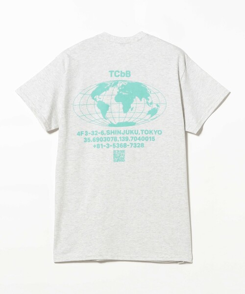 TOKYO CULTUART by BEAMS(トウキョウカルチャートバイビームス)の「TOKYO CULTUART by BEAMS / TCbB SHOP T-Shirt (new)(Tシャツ/カットソー・メンズ・ライトグレー/パープル系その他2・MEDIUM/X-LARGE/LARGE/SMALL)」の2枚目の写真