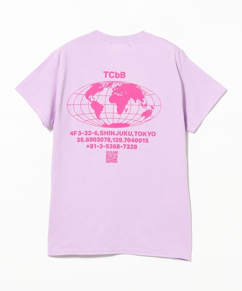 TOKYO CULTUART by BEAMS(トウキョウカルチャートバイビームス)の「TOKYO CULTUART by BEAMS / TCbB SHOP T-Shirt (new)(Tシャツ/カットソー・メンズ・ライトグレー/パープル系その他2・MEDIUM/X-LARGE/LARGE/SMALL)」の1枚目の写真