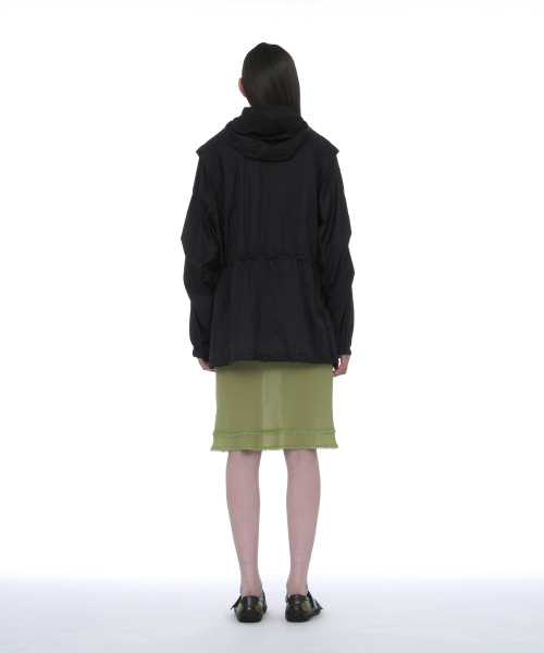 PARTIMENTO WOMEN（パルティメントウィメン）の「ライトウェイトフードパーカーユーティリティジャケット_ネイビー（ナイロンジャケット・レディース・その他・OS）」の4枚目の写真